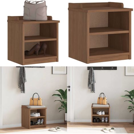 vidaXL Flurbank SANDNES 45x40x50 cm Massivholz Kiefer (1/5)