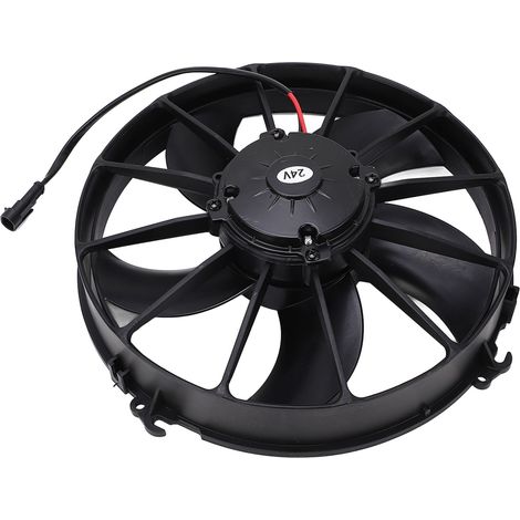 Ventilateur de refroidissement électrique pour condenseur de climatisation 24 V 160 W à cinq pales, ensemble de ventilateur de radiateur de climatisation pour bus et camions (1/5)