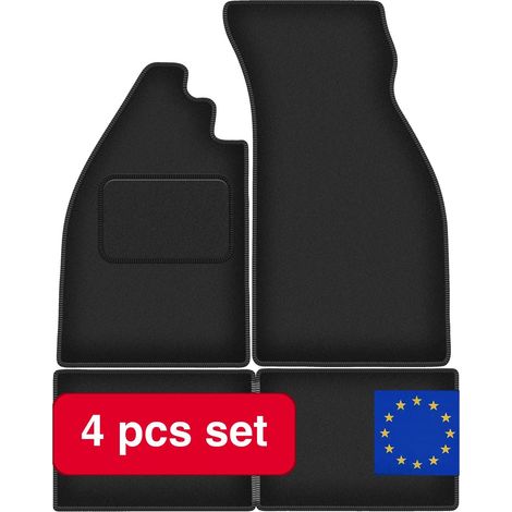 Automatten, passgenau, strapazierfähige Kunstfaser, schwarz (1/5)