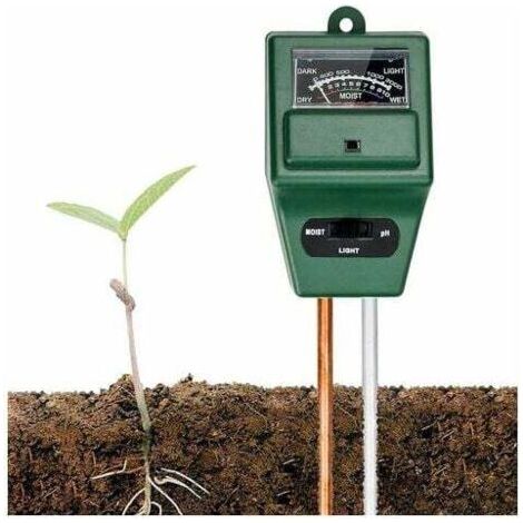 Testeur ph Terre 3 en 1 Testeur ph Sol, Soil Tester Kit Testeur Humidité Plantes PH Terre Metre Sol pour Fleurs/Herbe/Plante/Jardin/Ferme/pelouse 2905038MM (1/4)