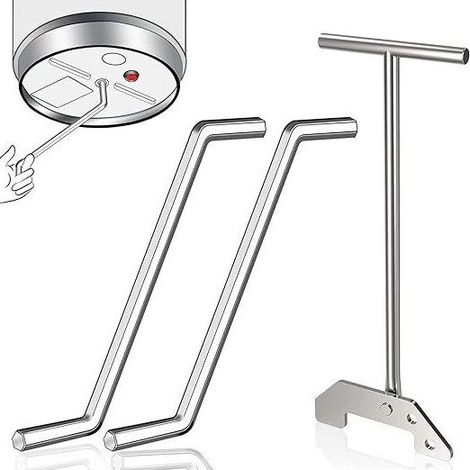 Clé de débouchage pour broyeur d'évier Outil léger et durable pour l'entretien des canalisations (1/5)