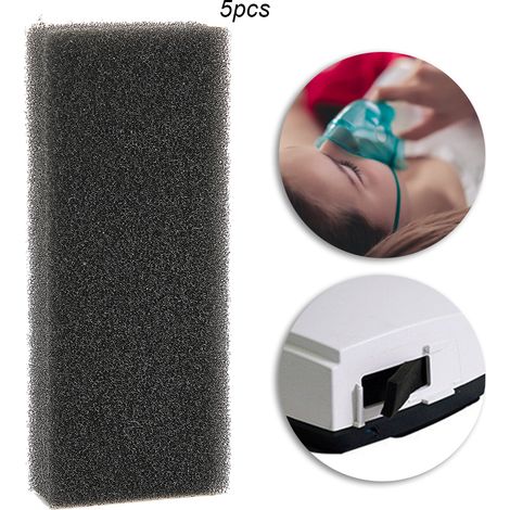 5 Atemschutzfilter aus Baumwolle für professionelle Masken – Schwarz (1/4)