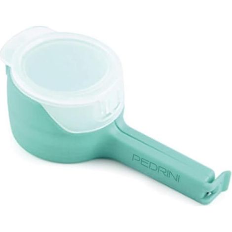 Pinza Chiudipacco Ermetico con Tappo Dosatore e Clip Pedrini (1/2)