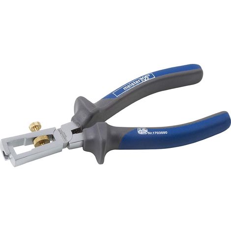 MASIDEF-MEISTER PINZA SPELLAFILI REGOLABILE MANICI BIMATERIALE BLU/NERO 160MM (1/2)