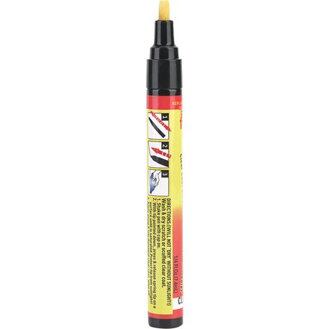 Stylo applicateur de réparation de rayures de voiture pratique et populaire, compatible avec tous les véhicules et doté de deux embouts en acrylique. (1/5)