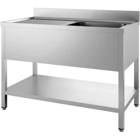 Bloc évier étagère démontable 700X700 - Combisteel (1/4)