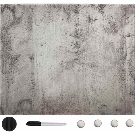 vidaXL Tableau noir magnétique mural Verre 40x40 cm (1/5)