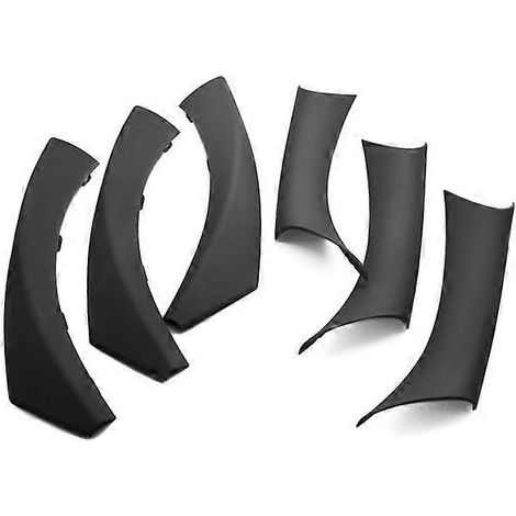 Lot de 6 poignées de porte intérieures style carbone pour BMW Série 3 E90 E91 E92 316 318 320 325 328i (conduite à gauche) - Accessoires auto (1/5)