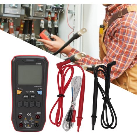 Automatisches Digitalmultimeter UT60S, multifunktional, bruchsicher, zur Fehlersuche bei Spannung und Stromstärke (1/5)