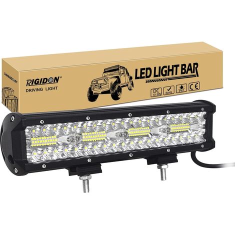 12 pouces 30 cm 240W barre de led 4x4, 12V 24V feu antibrouillard (1/5)