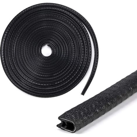 Bandes d'étanchéité en caoutchouc en forme de U pour portières de voiture et bateaux, avec joint de protection et moulure. Épaisseur de la bande : 1,0 mm à 2,5 mm. (1/4)