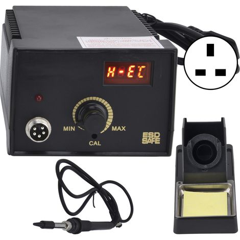 Station de soudage numérique réglable avec contrôle de température pour usage domestique, prise UK 250V (1/5)