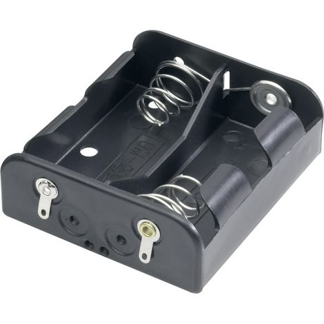 Goobay 45834 Batteriehalter 2x Baby (C) Lötanschluss (L x B x H) 62 x 56 x 23 mm