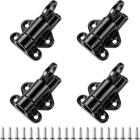 4 Verrous Coulissants Automatiques Noirs,pour Portes (1/5)