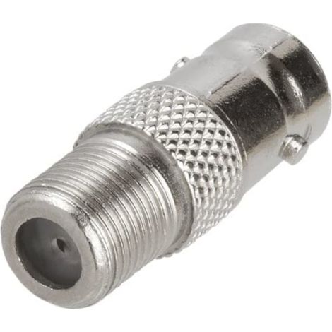 Adaptador de toma BNC / toma F (1/2)