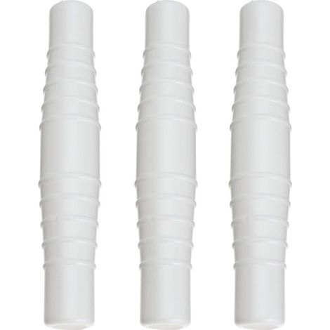 Poolschlauchadapter, 3 Kunststoff-Schlauchanschlüsse, kompatibel mit Poolsaugschläuchen
