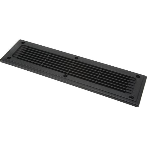 Grille de ventilation rectangulaire 300 x 80 mm pour camping-car, bus, remorque, placard de cuisine (1/5)