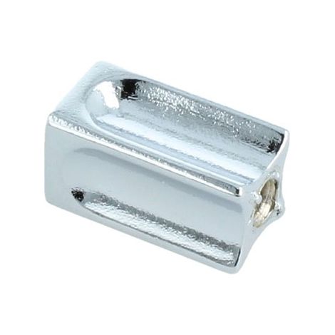 Möbelknopf Knopf extra klein aus Metall Chrom glänzend Höhe 20mm Kommodenknopf (1/4)