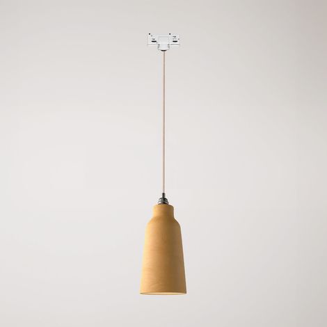 Creative Cables - Candeeiro suspenso com abajur de garrafa e adaptador de calha - lâmpada não incluída