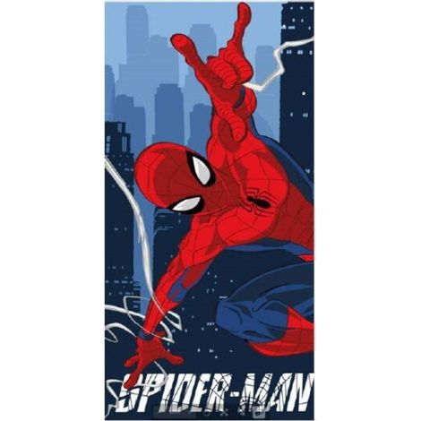 Serviette de plage - Marvel Spiderman En Ville - 70 cm x 140 cm