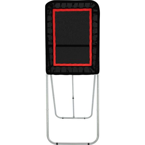 Faltbares Lacrosse-Reboundnetz für den Garten, 90 x 120 cm, verstellbare Trainingswand für Volleyball, Baseball, Softball, schwarz (1/5)