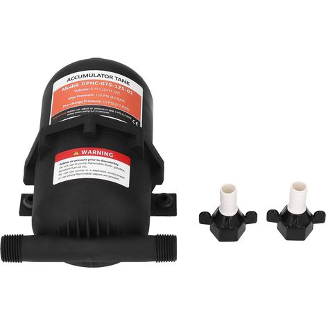 Accumulator Tank 0.75L Water Pressure Stabilizer with 125PSI Max Capacity 1/2MNPT Port Fitting for RV Boat Travel Trailers Caravans Pump Accessories (1/5)