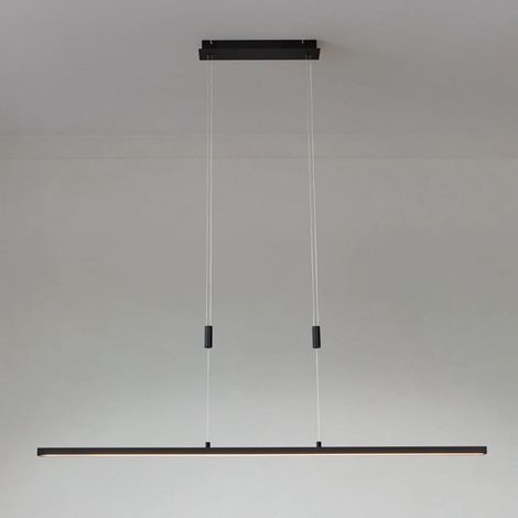 [GEBRAUCHT] B-Ware Lindby Hängelampe Pendelleuchte LED Arneja schwarz höhenverstellbar dimmbar (1/2)