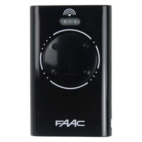 Télécommande FAAC XT4 868 SLH noire (1/4)