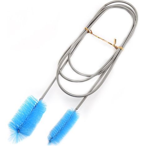 Brosse de Nettoyage de Tuyau pour Aquarium, 155cm, Flexible Double Extrémité, 3 Couleurs, Nettoyeur de Tube à Ressort (1/5)