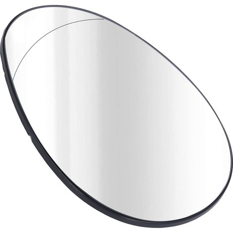 Rétroviseur chauffant verre latéral gauche pour Mini Cooper R55 R56 R57 R58 R59 2007-2015, miroir de porte extérieur (1/5)