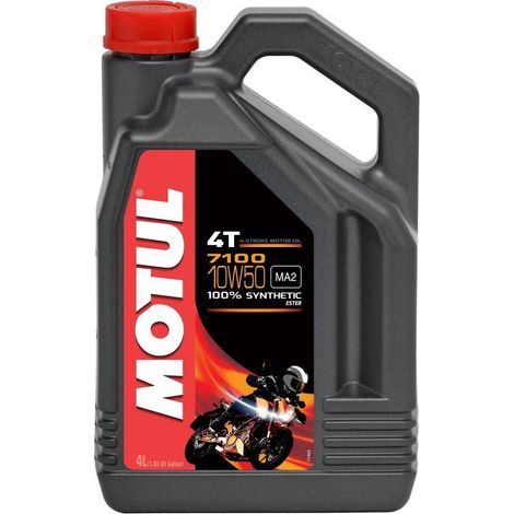 4l Kanister Öl 4t 10w-50 7100 100% Synthese motul für Motorrad (1/3)
