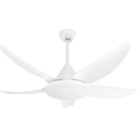 Ventilatore da soffitto con luce LED e telecomando, 35W, bianco, classe energetica A+ Ventilatore da soffitto (1/5)