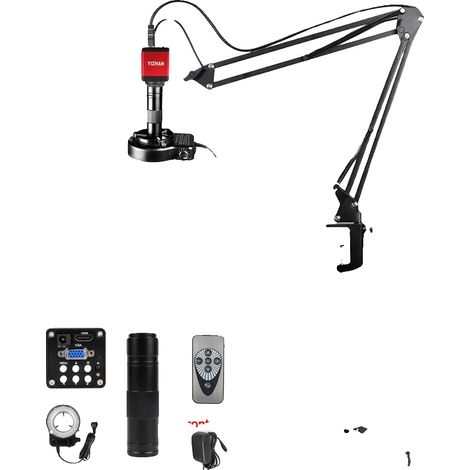 Microscopio digital, alta definición 4K, salidas HDMI y USB, 13 MP HDMI VGA (1/2)