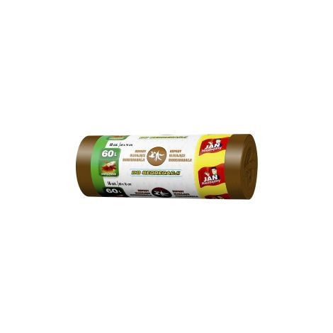 Jan Niezbędny Bolsas de basura orgánicas 60l - 16 piezas