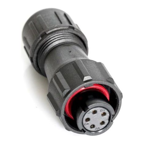 Connecteur circulaire RS PRO, Standard 4 contacts, Montage sur câble, raccordement A souder ( Prix pour 1 )