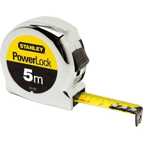 Stanley Powerlock Maßband gelb 5 Meter