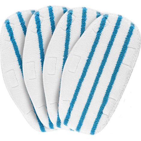 Accessorio per scopa a vapore PurSteam ThermaPro 10 in 1 in 4 pezzi, testina per scopa a trascinamento, panno di ricambio per la pulizia -Crezuo