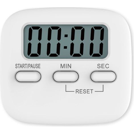 Minuterie d'étude en plastique léger, minuterie de cuisine Unique, réduction du bruit pratique