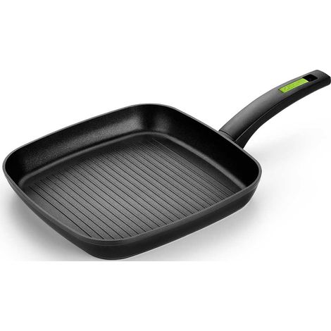 Sartén Asadora Monix M481231 Verde Acero Inoxidable (Ø28 cm)