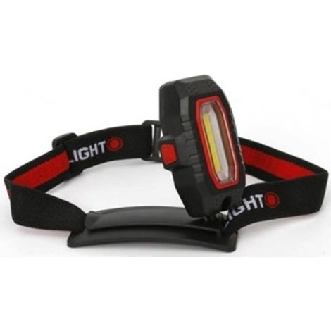 Lampe de Tête COB 3W + COB Red Light - 2xAAA - Éclairage Puissant et Pratique - Beast (1/5)