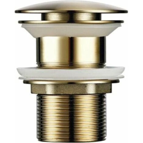 Bouchon de vidange d'huile anti-surcharge - Bouchon de vidange d'huile - Bouchon de vidange d'huile excentrique - Siphon de piscine, 62 mm - G1 1/4 - Or (1/4)