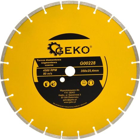 Disque segmenté de diamètre 350 x 8 x 25,4 mm / noir (10) (1/2)