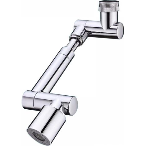 1PC 1440° Universal Faucet Extender Silver 2 Spray Modes Multi-function Kitchen Faucet Splash Filter Swivel Faucet (1/5)