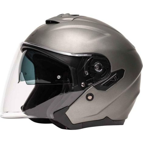 Casque Jet M-JET - Fibre - Titanium mat (1/3)