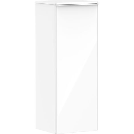 hansgrohe Xelu Q armario de media altura, 400x350, 1 puerta, tope