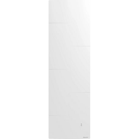 Sauter – Radiateur à inertie 1500W vertical blanc – Connecté avec pilotage à distance – Chaleur douce et homogène – Programmation libre