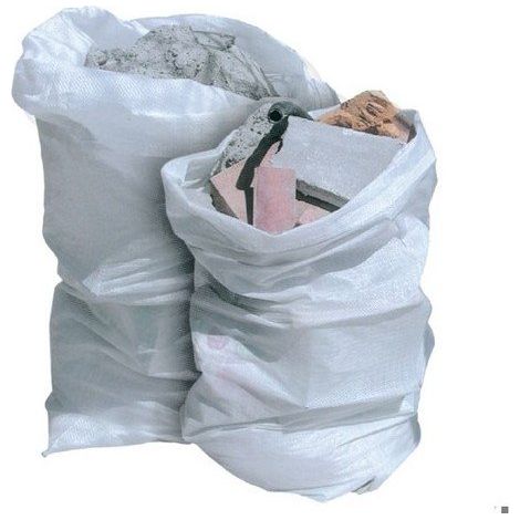 Saco rafia blanco 50 x 80 cm, 10 uds