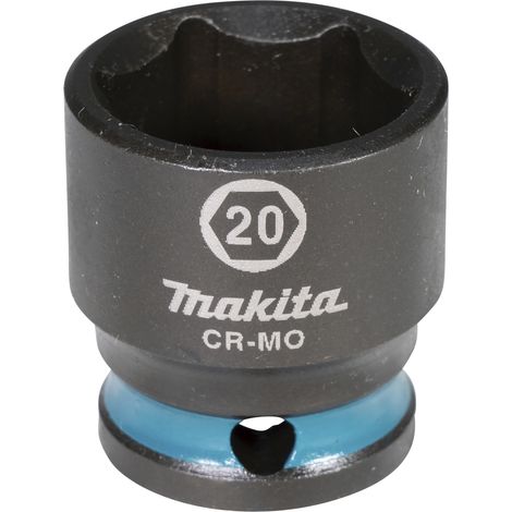 Makita E-16019 Steckschlüssel 3/8&quot SW20 Impact Black kurz