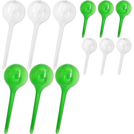Lot de 12 ampoules à arrosage automatique, globes auto-arrosants, ampoules auto-arrosantes en plastique pour intérieur et extérieur (1/5)