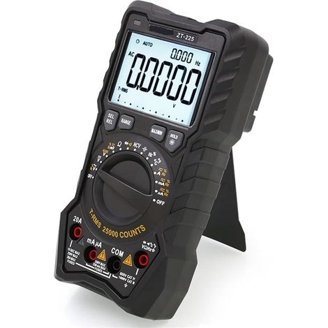 Multimètre Intelligent à Plage Automatique de Haute précision ZT-225 25 000 Points, Compteur Universel (1/5)